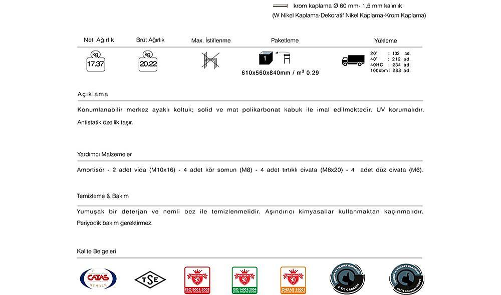 Opal-M Chair 2 Piece