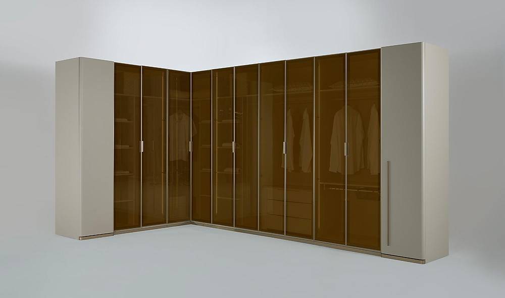 Bianco Wardeobe - Corner Wardrobe