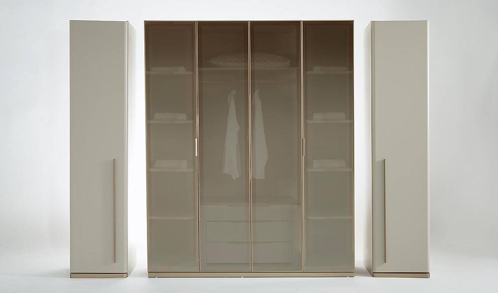 Bianco Wardrobe - 6 Door