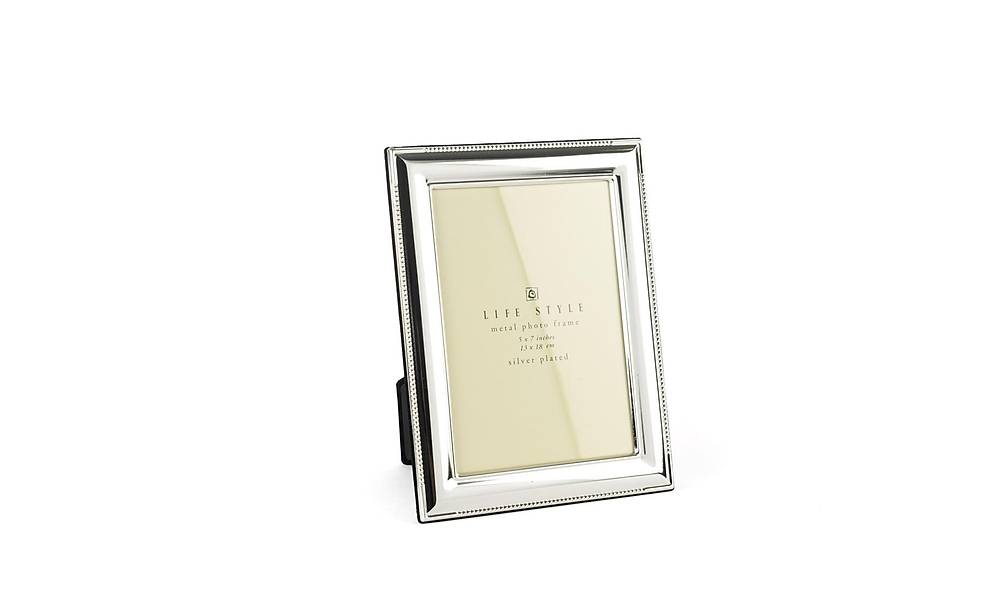Silver Metal Thick Frame 13x18 cm