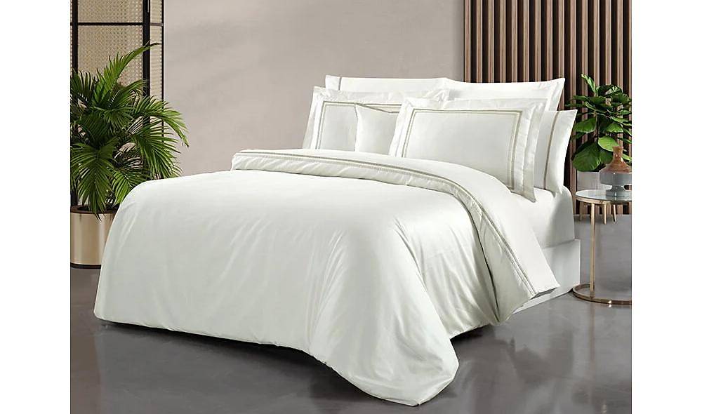 Yatsan Maison Shiny Duvet Cover Set - Beige