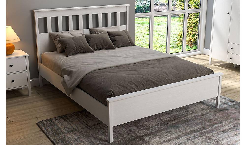 Marno Bedstead and Headboard - Double
