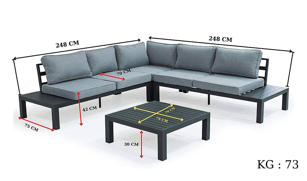 Sunfun L Garden Sofa