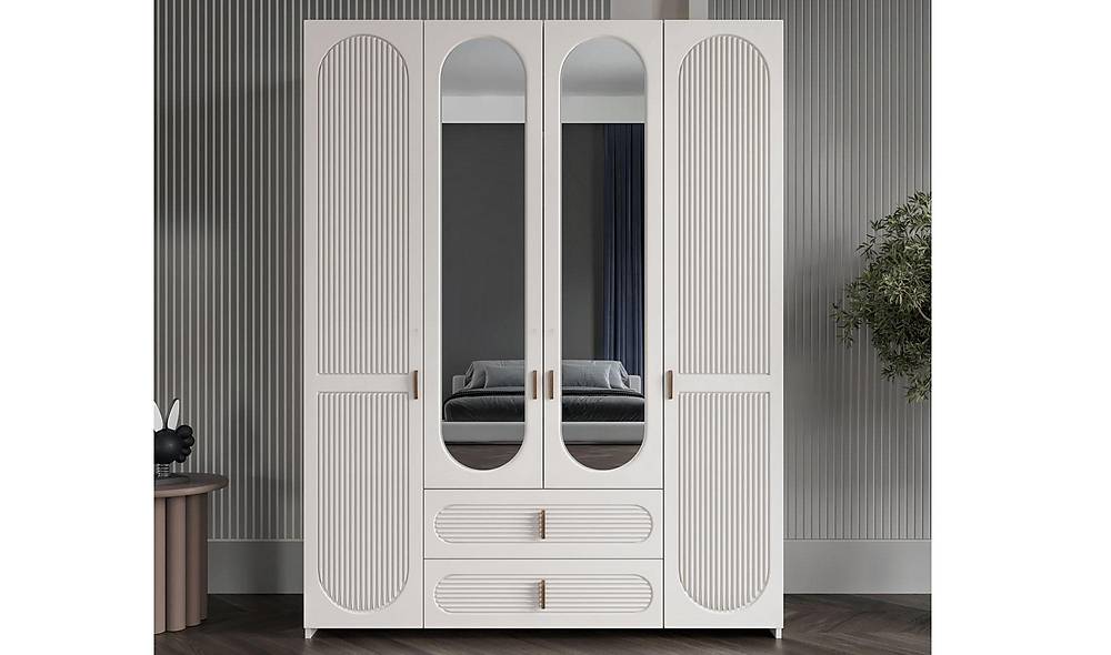 Viterbo Wardrobe - 4 Door