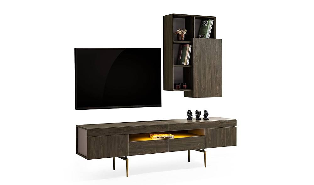 Montare Tv Unit - Walnut