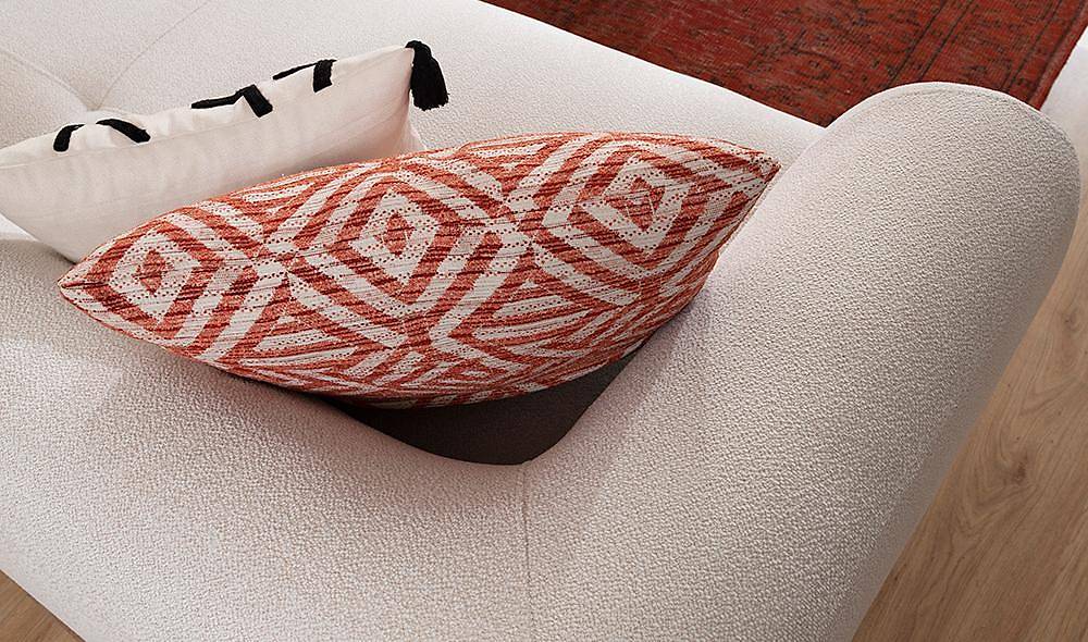 Brown Sofa - Cream