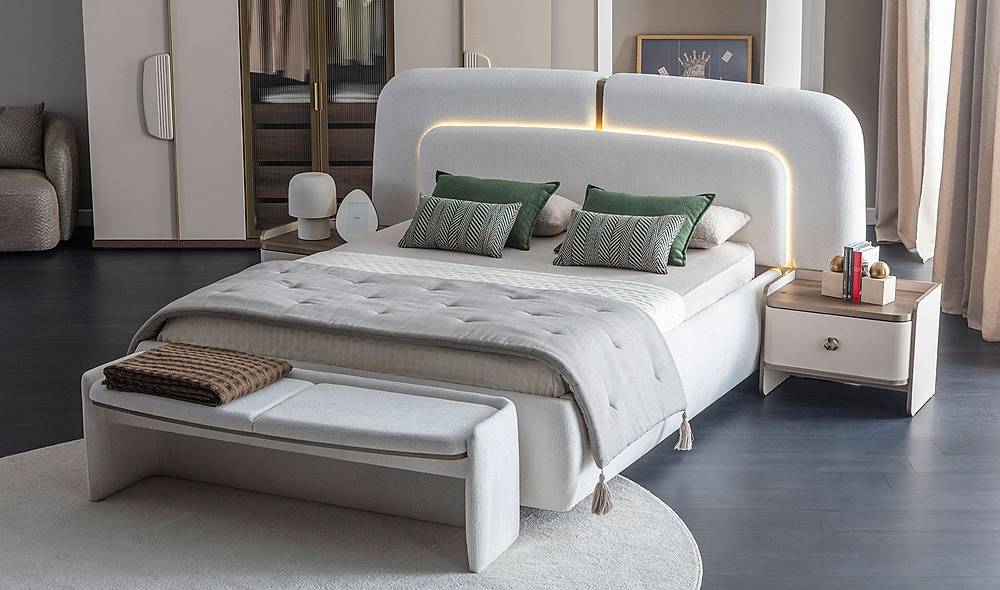 Tevalli Base Bedstead and Headboard