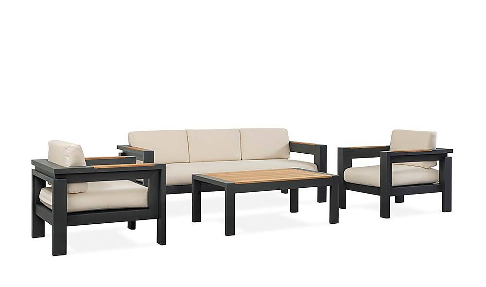 Rosalina Anthracite Garden Sofa Set