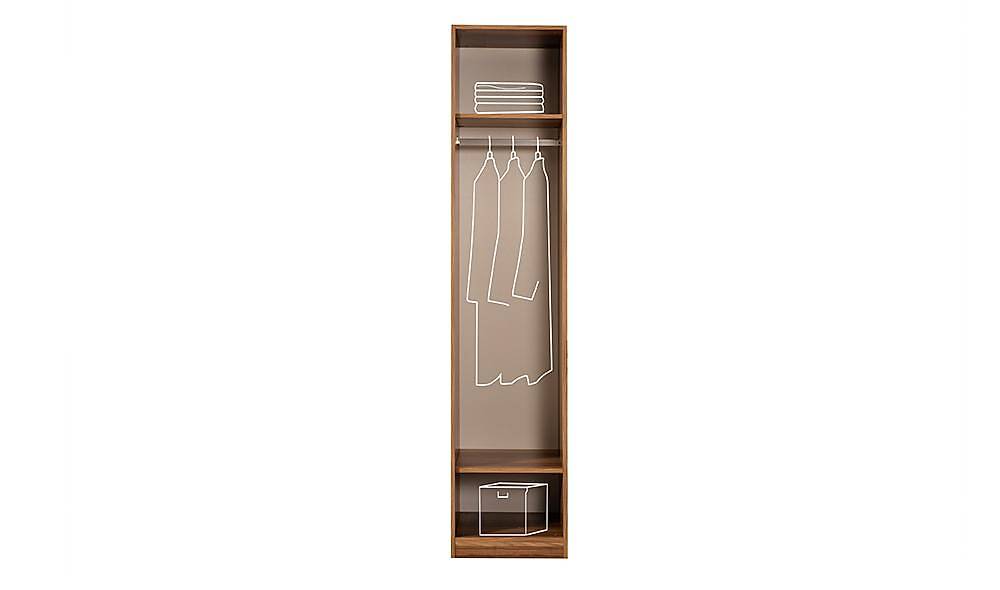 Mood Walnut Corner Wardrobe