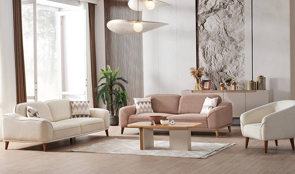 Carmini Sitting Group with Metal Design