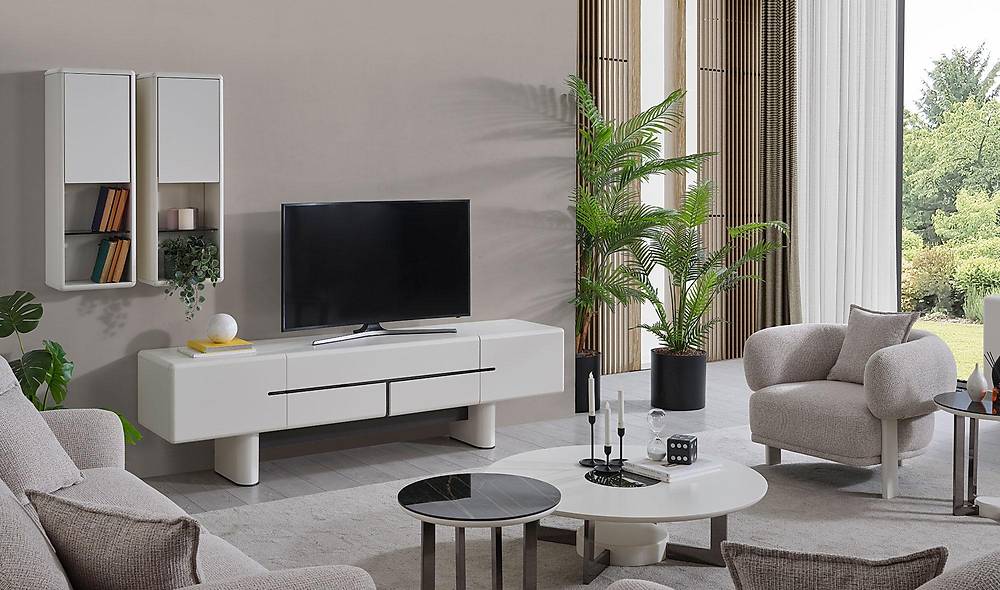 Noma Tv Unit - Cream