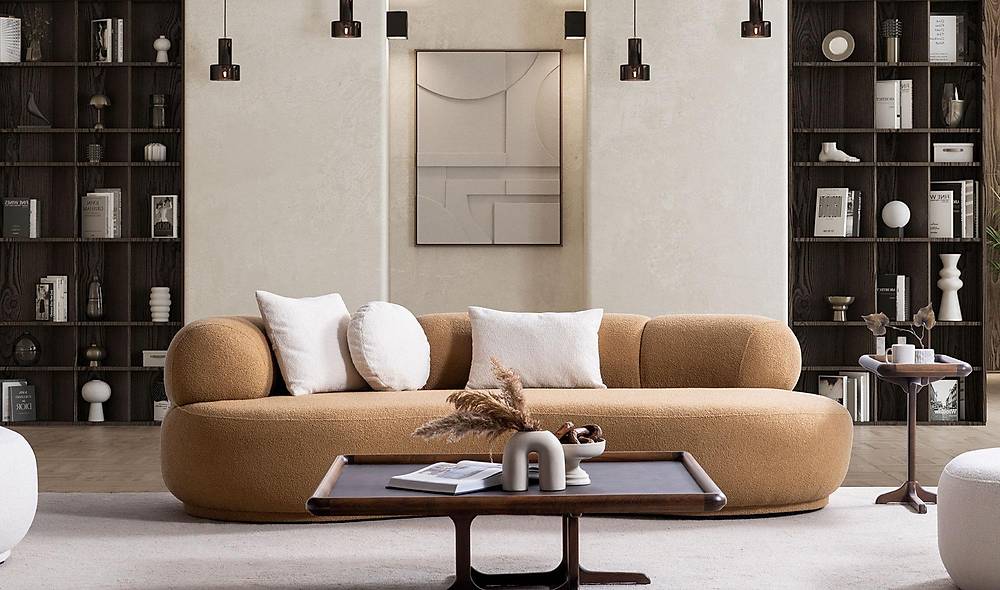 Minty Sofa - Cinnamon
