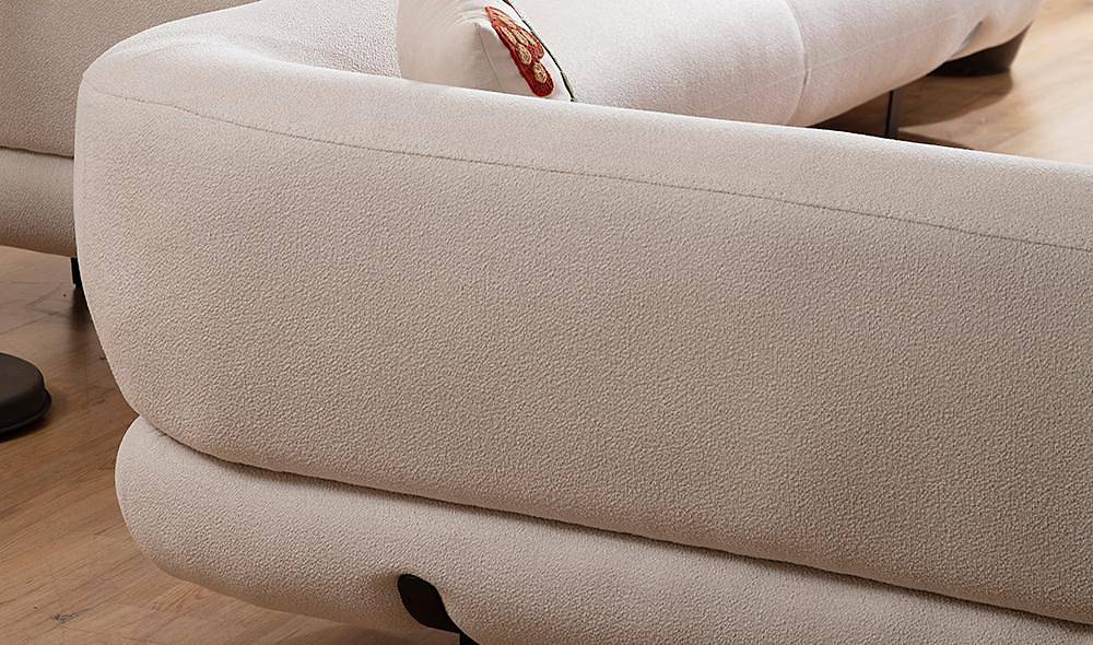 Brown Sofa - Cream