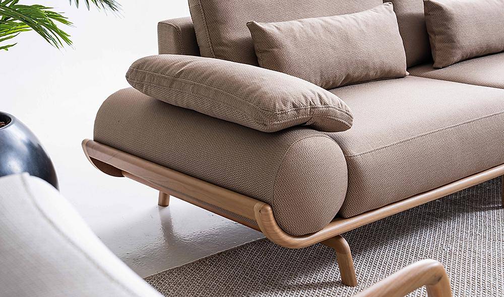 Almeda Sofa Set - Brown