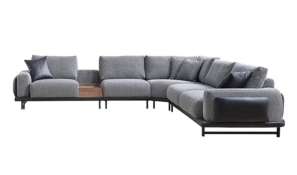 Gusto Corner Set - Gray