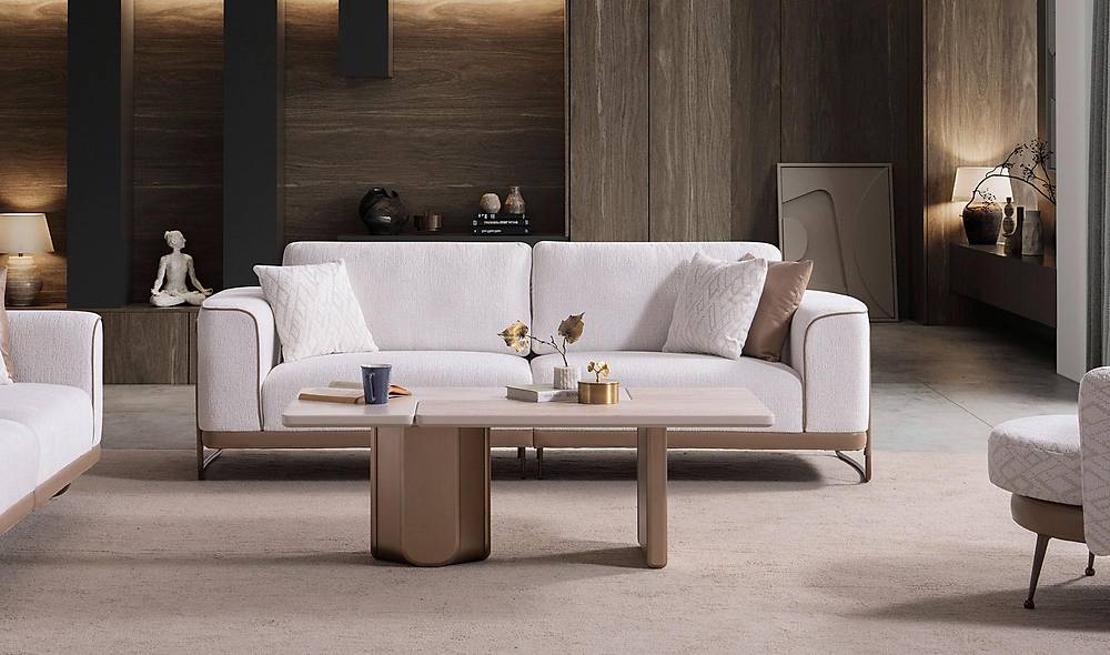 Calipto Sofa Set - Beige