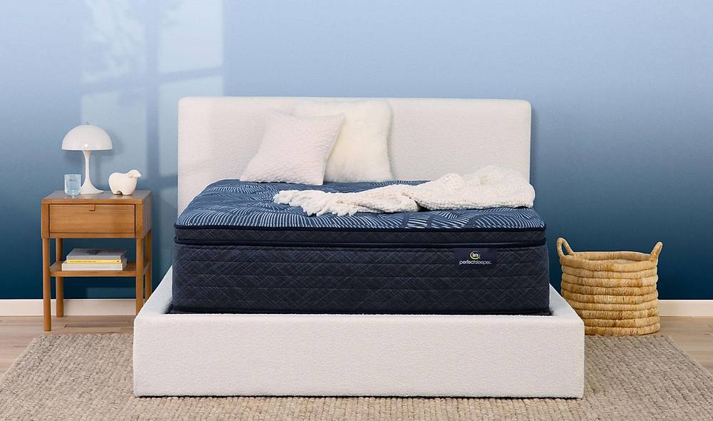 Yatsan Serta Perfect Sleeper Cobalt Mine Bed