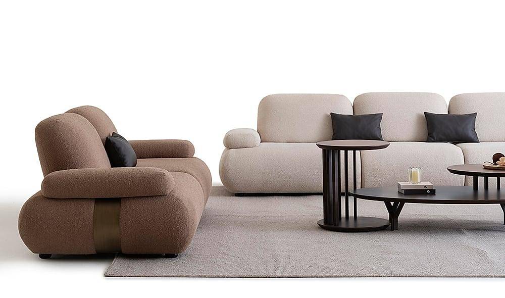 Beal Sofa Set - Brown