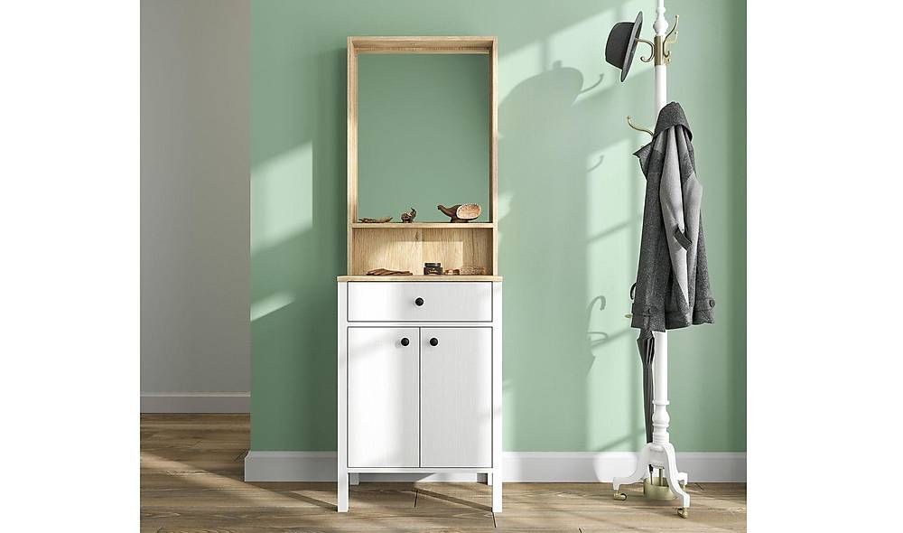 Ailso Coat Rack - Drawers
