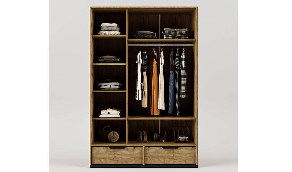 Newport 3 Wardrobe With Lid