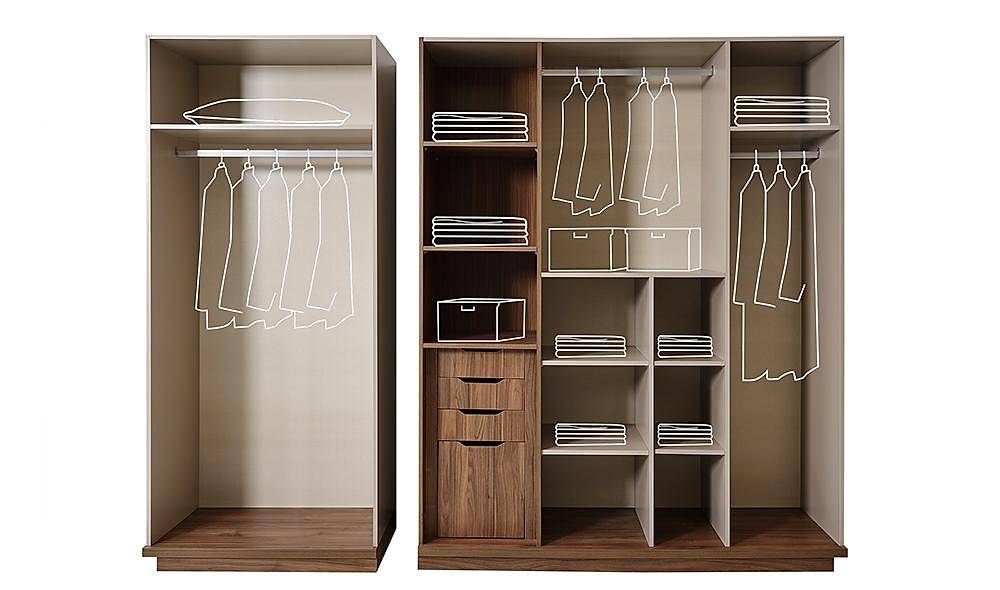 Seatle 6 Door Wardrobe
