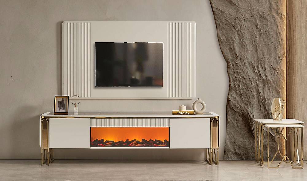 Misis Tv Unit - Fireplace