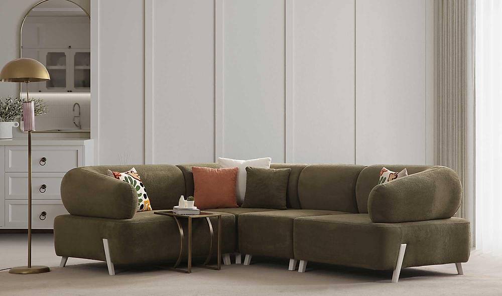 Ramona Corner Set - Khaki