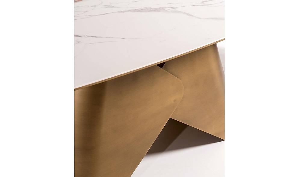 Nicole Dining Table - Porcelain