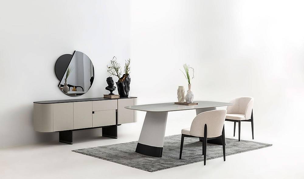 Penora Dining Room - Gray - Black