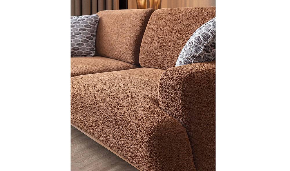 Linz Sofa - Orange - Cream