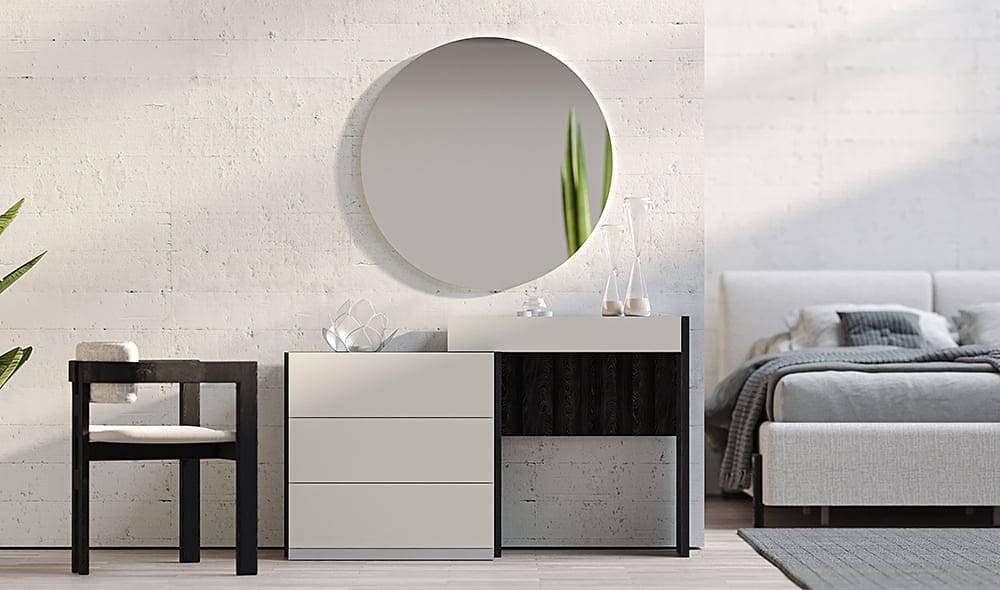 Elika Bedroom with Base - Corner Wardrobe