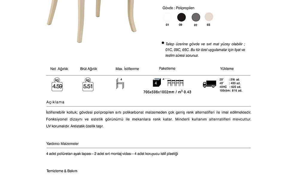 Hera-K Chair 2 Piece