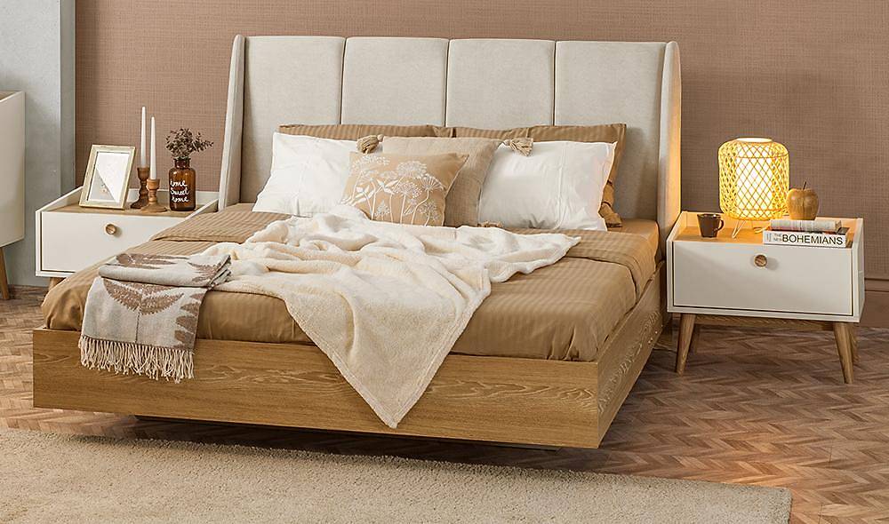 Bohemian Bedstead and Headboard