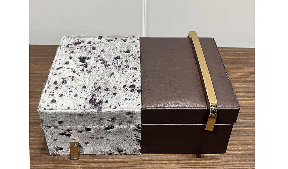 Black and White Jewellery Box - Rectangle