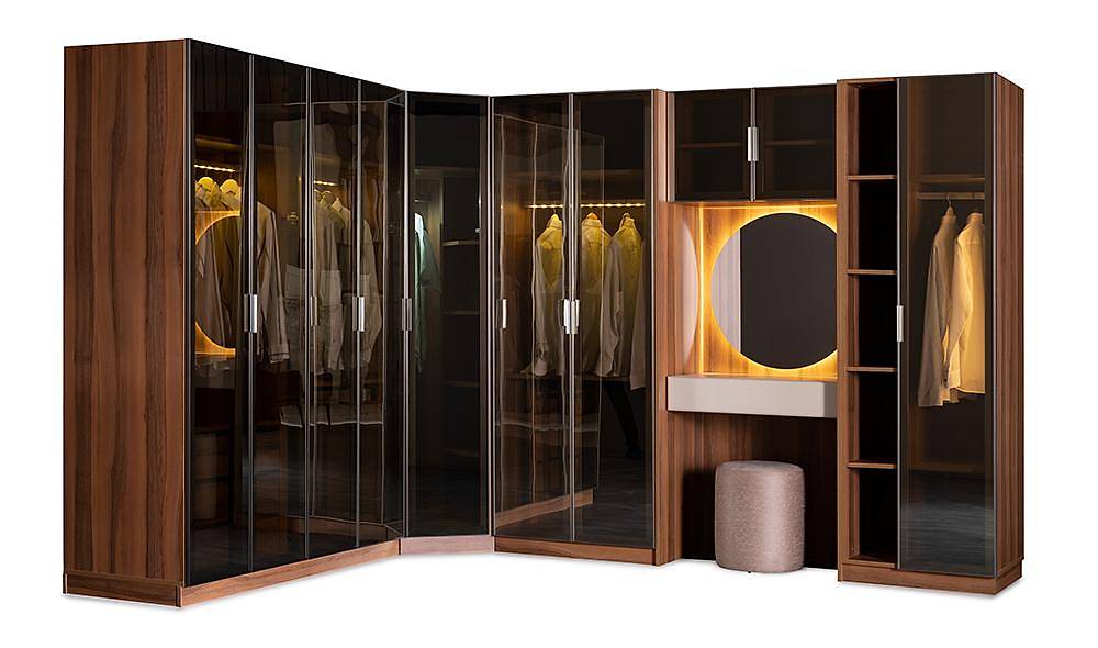 Behin Corner Wardrobe