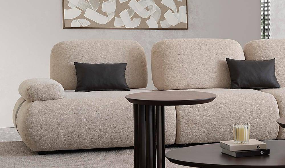 Beal Sofa Set - Brown