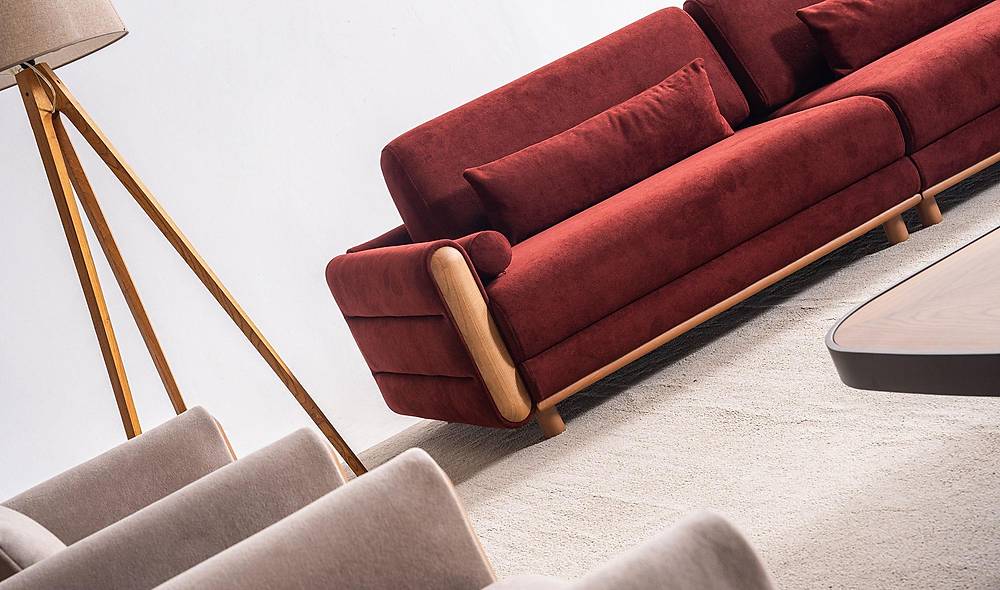 George Sofa Set - Oak