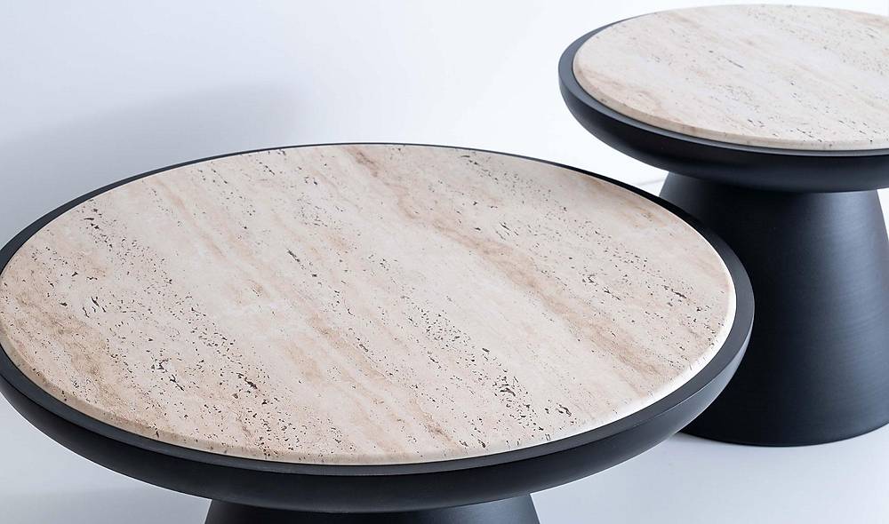 Cubic Table Set - Plus Black