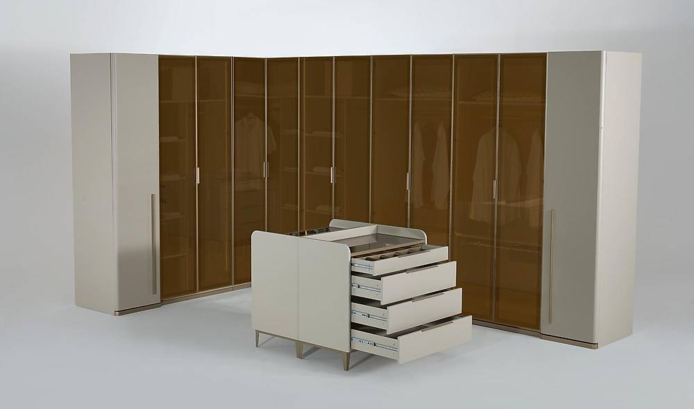 Bianco Wardeobe - Corner Wardrobe