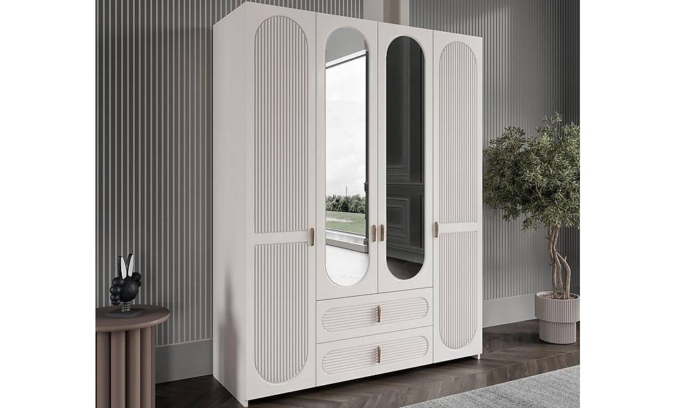 Viterbo Wardrobe - 4 Door