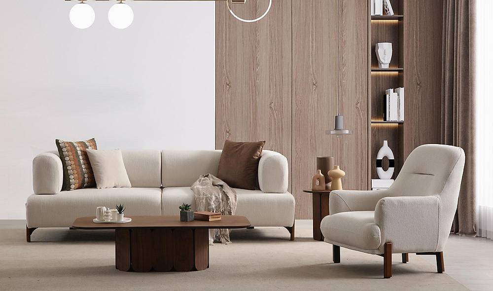 Nesta Sofa Set - Bed - Wooden Leg
