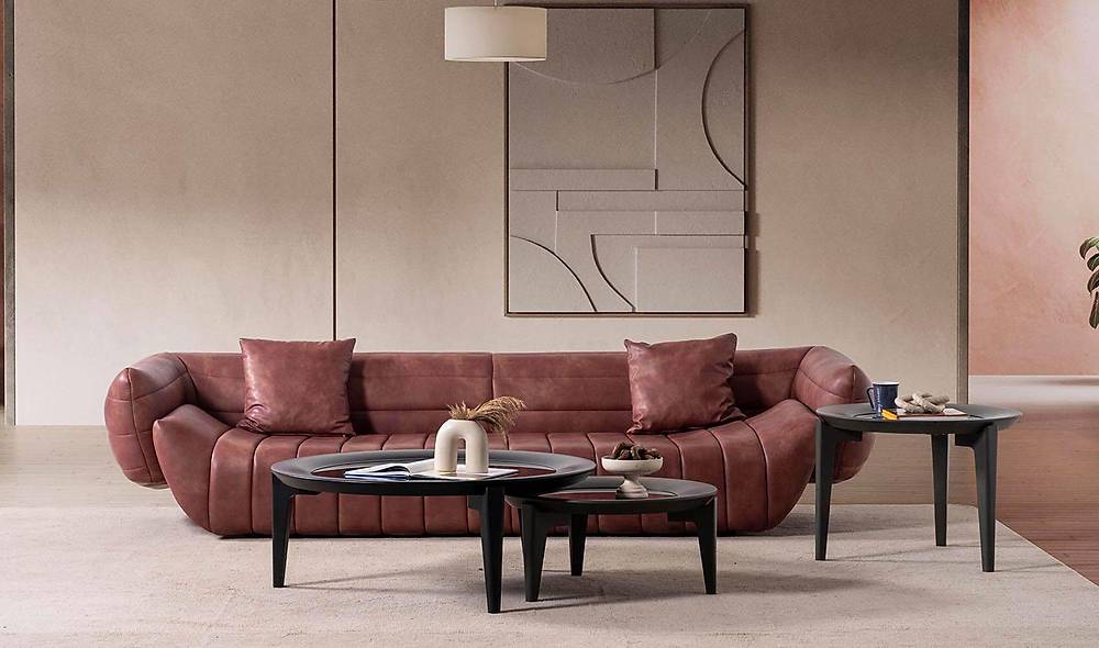 Kuzey Double Coffee Table Set