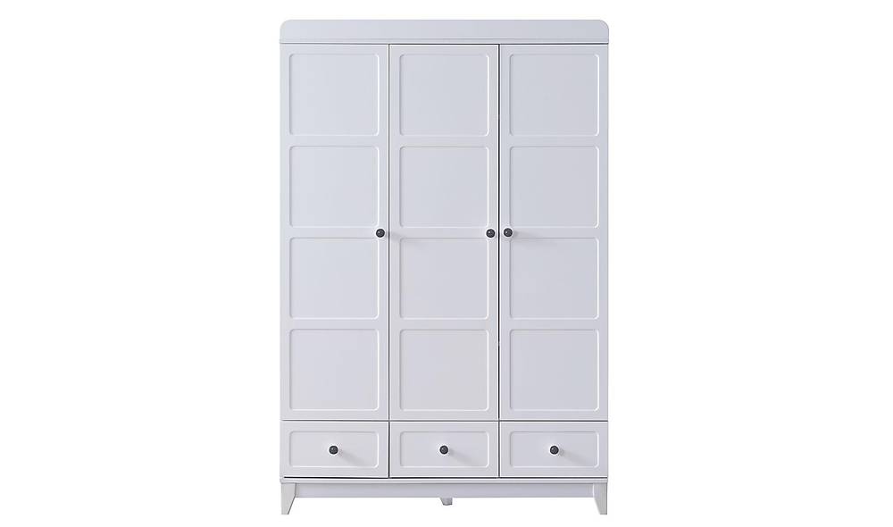Yasi 3 Door Wardrobe - Gray