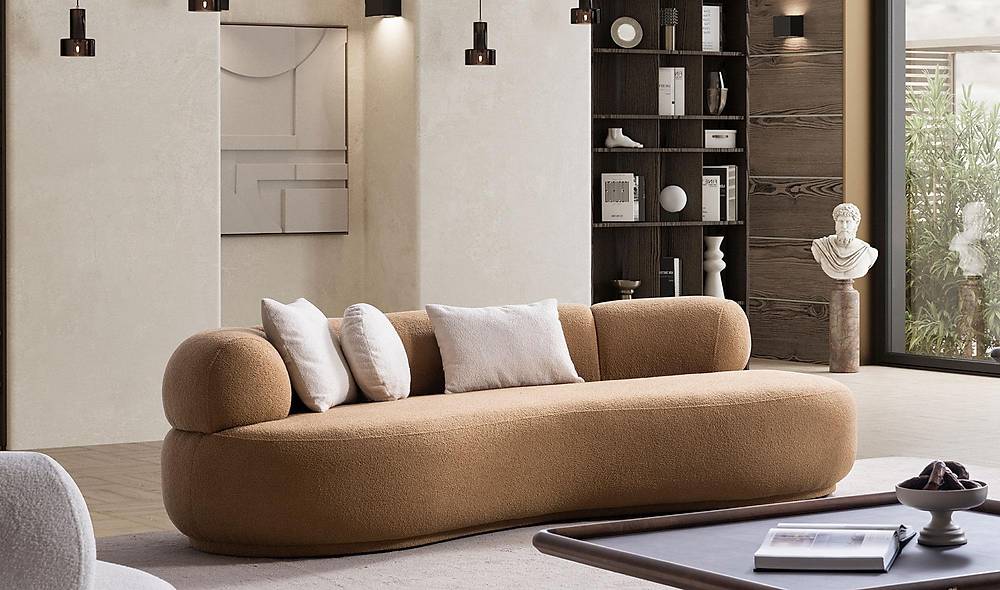 Minty Sofa - Cinnamon