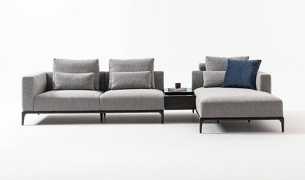 Novano Corner Set - Gray