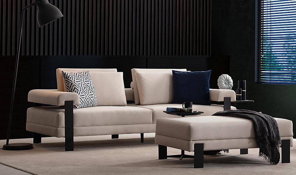 Everest Sofa - Nubuck - Black
