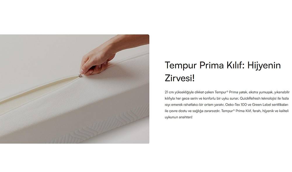 Yatsan Tempur Prima Medium Bed