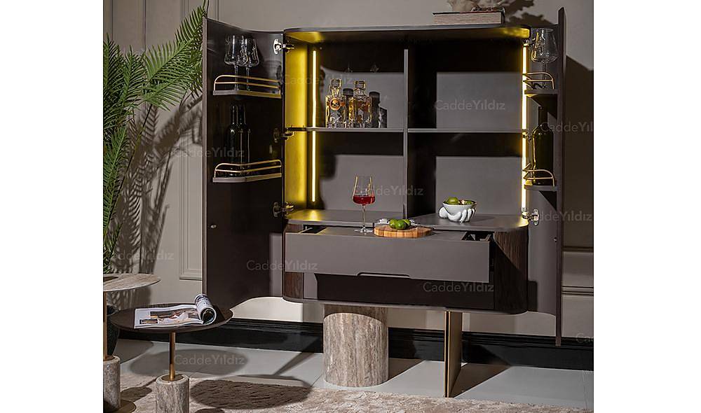 Marcelo Buffet Bar with Lids