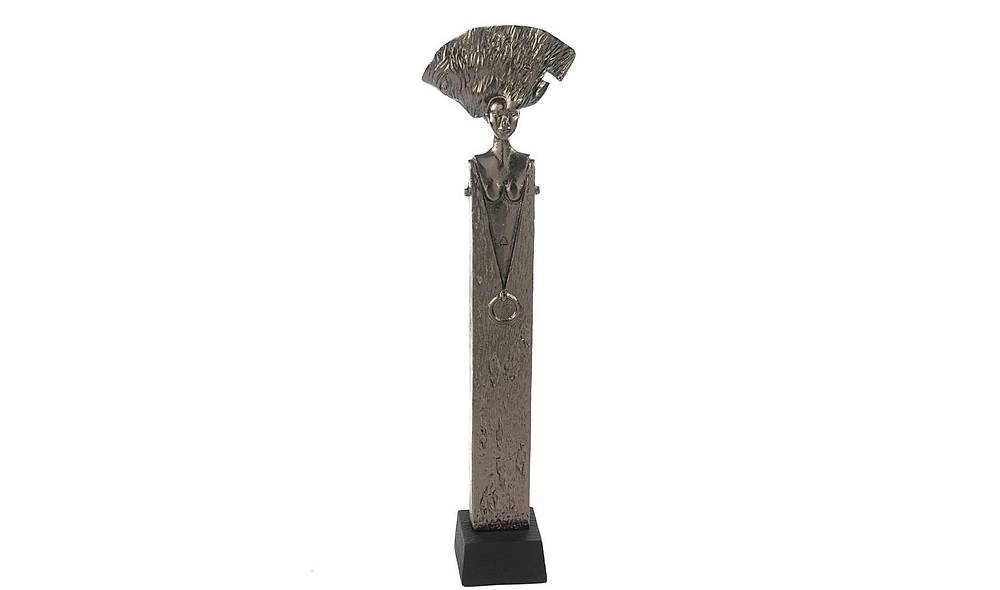 Antique Silver Decor Object 8x8 cm
