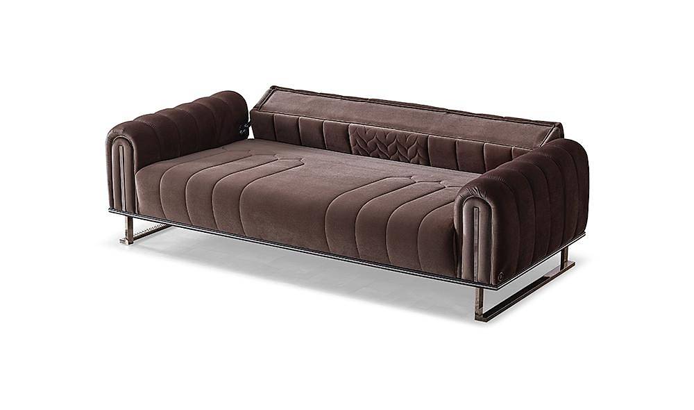 İzel Sofa Set with Metal Design